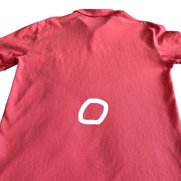 Polo Ralph Lauren Men's Medium Polo Shirt Pink Coral Short Sleeve Cotton Classic - Picture 7 of 9